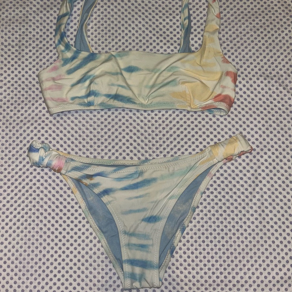 Rip Curl Multicolor Tie-Dye Bikini
